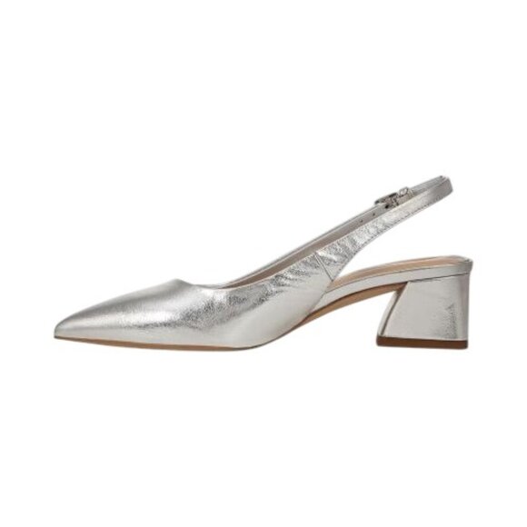 Franco Sarto Women's Racer Pointed Toe Block Heel Slingback Pumps - Picture 4 of 5